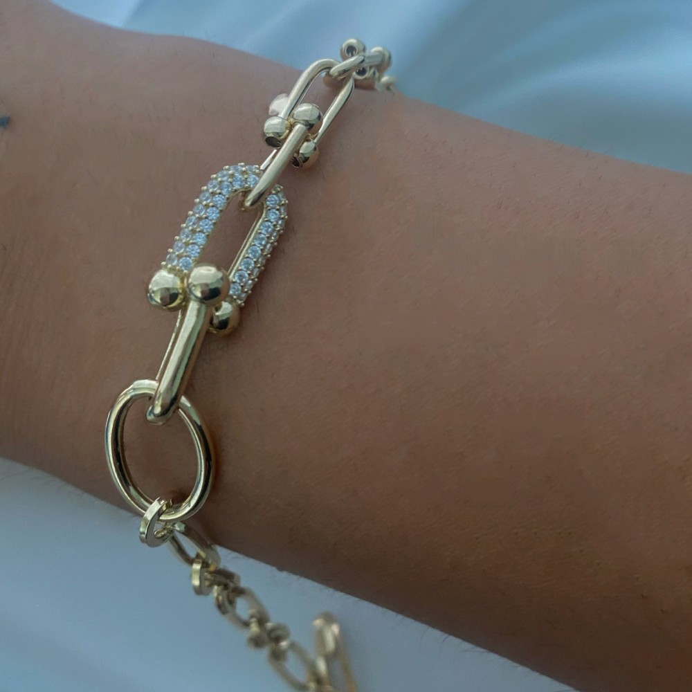 Altın Taşlı Tiffany Bileklik Altın Taşlı Tiffany Bileklik