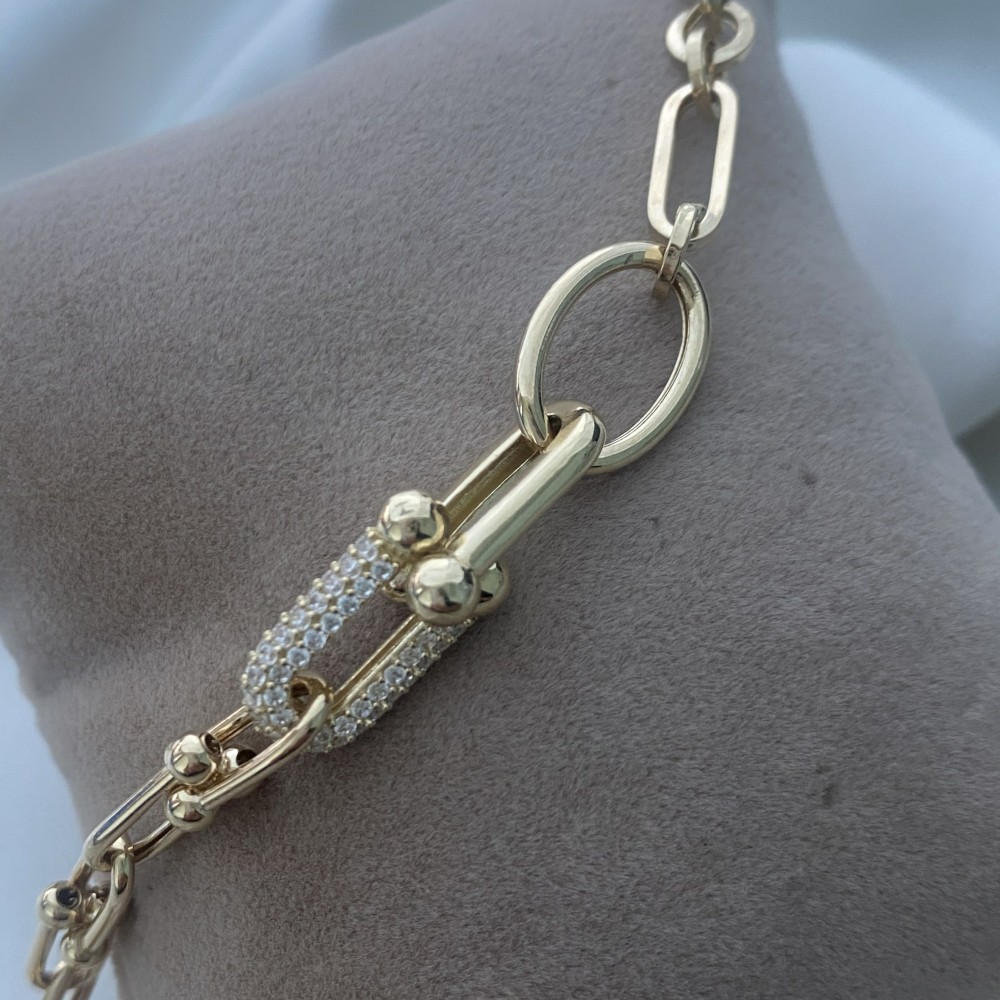 Altın Taşlı Tiffany Bileklik Altın Taşlı Tiffany Bileklik