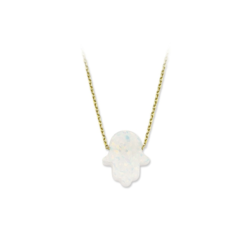 Altın Opal Fatmanın Eli Kolye Altın Opal Fatmanın Eli Kolye