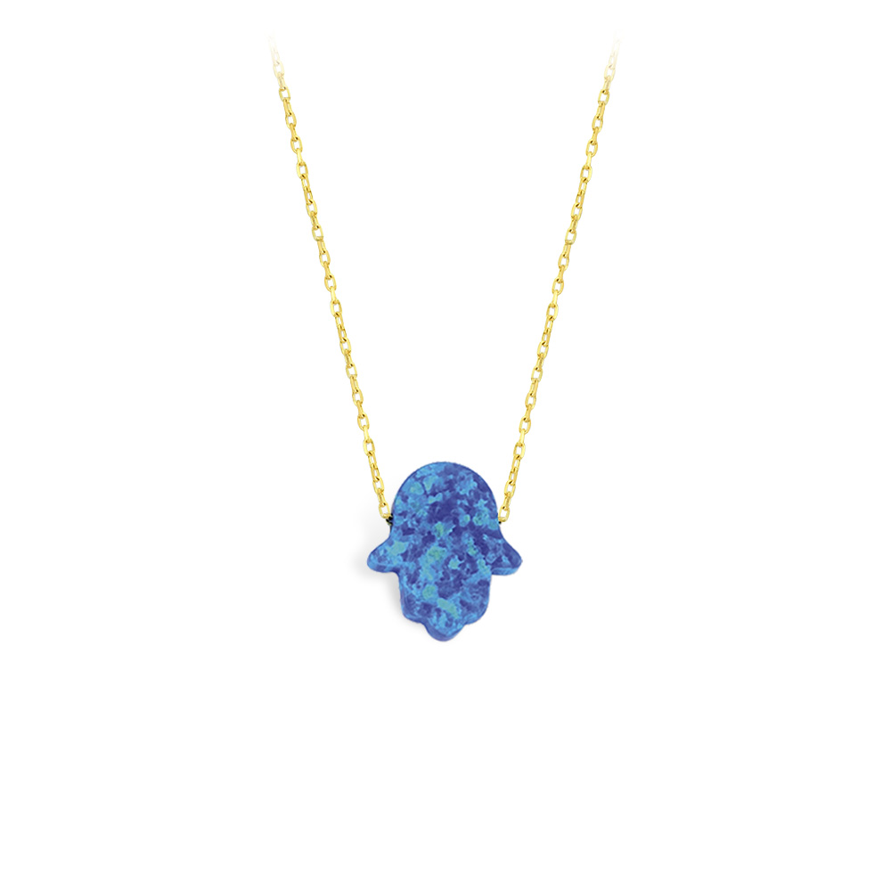 Altın Opal Fatmanın Eli Kolye Altın Opal Fatmanın Eli Kolye