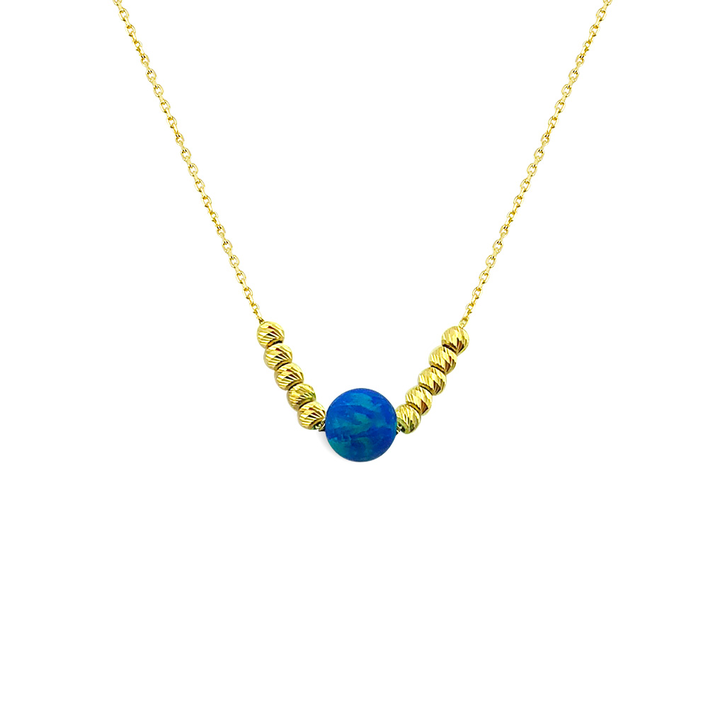 Altın Opal Taşlı Kolye Altın Opal Taşlı Kolye