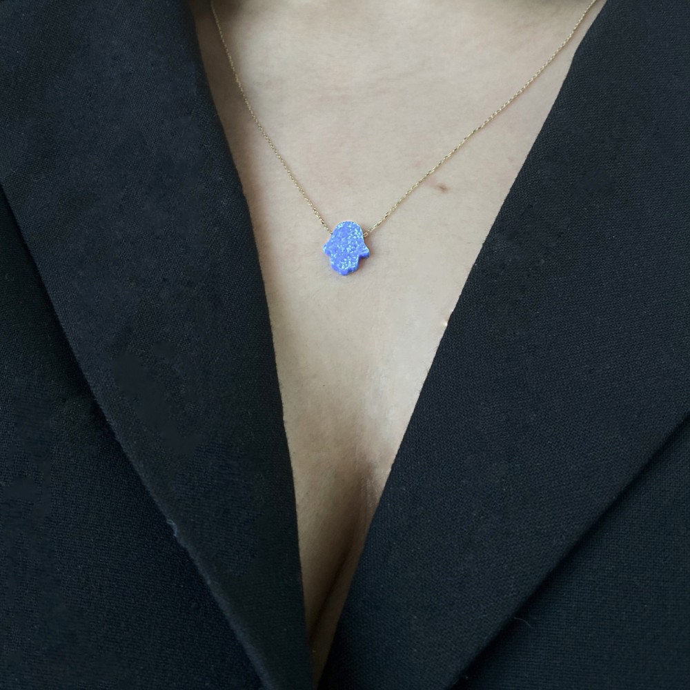 Altın Opal Fatmanın Eli Kolye Altın Opal Fatmanın Eli Kolye
