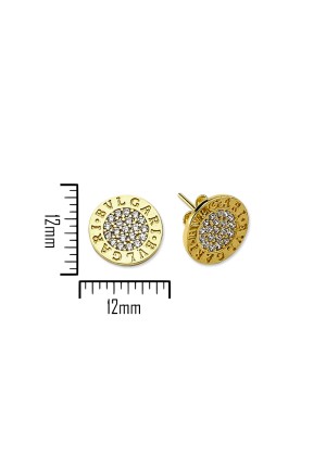 Altın Oval Küpe